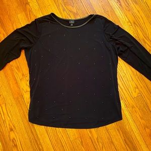 Worthington Black Blouse